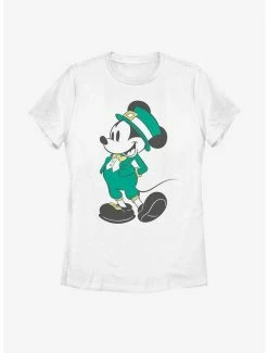 Cartoons DIsney Mickey Mouse Leprechaun Mickey Womens T-Shirt