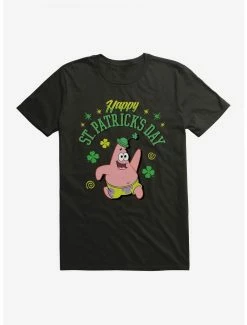 Cartoons SpongeBob SquarePants Happy Saint Patrick's Day Hat T-Shirt