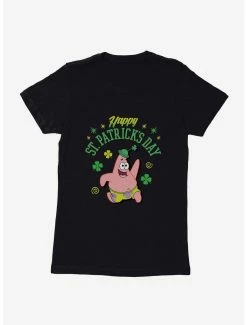 Cartoons SpongeBob SquarePants Happy Saint Patrick's Day Hat Womens T-Shirt