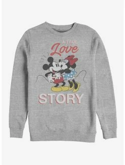 Cartoons Disney Mickey Mouse True Love Story Sweatshirt