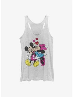 Cartoons Disney Mickey Mouse Minnie Love Womens Tank Top