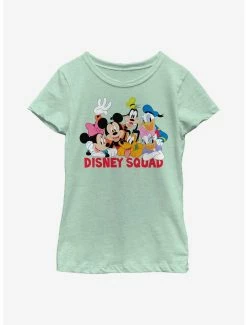 Cartoons Disney Mickey Mouse Disney Squad Youth Girls T-Shirt