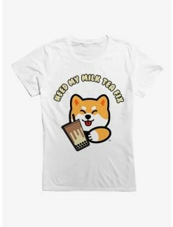 Cute AF Shiba Boba Deluxe T-Shirt