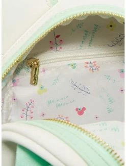 Cartoons Loungefly Disney Minnie Mouse Pressed Flower Bow Mini Backpack - BoxLunch Exclusive -BoxLunch Sales 15471851 av3