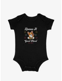 Cute AF Corgi Ramen A Good Mood Infant Bodysuit
