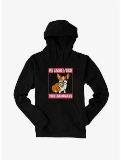 Cute AF Corgi Please Feed The Animals Hoodie