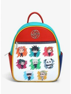 Anime Jujutsu Kaisen Chibi Jujutsu Sorcerers Mini Backpack - BoxLunch Exclusive
