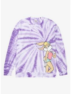 Cartoons Looney Tunes Lola Bunny Tie-Dye Crewneck - BoxLunch Exclusive