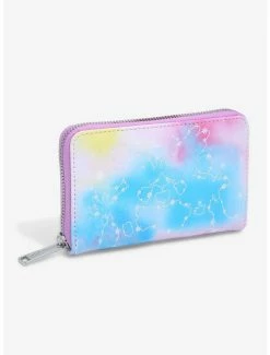Cartoons Loungefly Disney Minnie & Mickey Mouse Constellation Small Zip Wallet - BoxLunch Exclusive