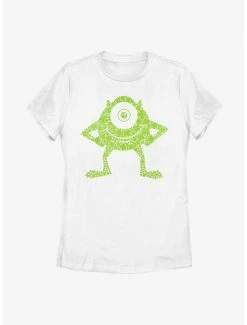 Cartoons Disney Pixar Monsters University Mike Clover Womens T-Shirt