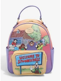 Cartoons Our Universe Disney A Goofy Movie Spoonerville Mini Backpack With Sound - BoxLunch Exclusive