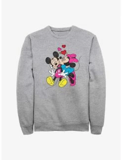 Cartoons Disney Mickey Mouse Minnie Love Sweatshirt