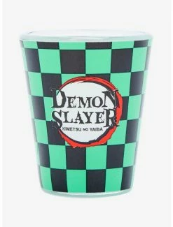 Anime Demon Slayer: Kimetsu No Yaiba Tanjiro Hanafuda Earring Mini Glass - BoxLunch Exclusive