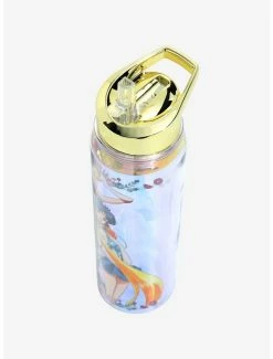 Cute AF Pretty Guardian Sailor Moon Sailor Guardians Group Portrait Iridescent Water Bottle -BoxLunch Sales 19428751 av3