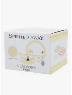 Anime Studio Ghibli Spirited Away No-Face Teacup & Spoon Set -BoxLunch Sales 19592923 av3