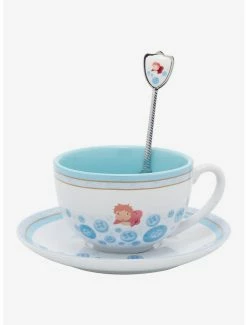 Cute AF Studio Ghibli Ponyo Teacup & Spoon Set