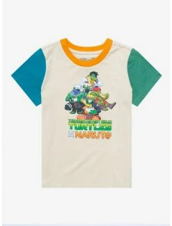 Cartoons Teenage Mutant Ninja Turtles X Naruto Color Block Toddler T-Shirt - BoxLunch Exclusive