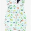 Cartoons Sanrio Fruits Hello Kitty & Friends Allover Print Infant Romper - BoxLunch Exclusive