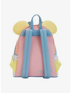 Cartoons Loungefly Disney Minnie Mouse Pastel Polka Dot Figural Mini Backpack -BoxLunch Sales 19620000 av2