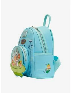Cartoons Loungefly The Jetsons Group Portrait Spaceship Mini Backpack -BoxLunch Sales 19620002 av3