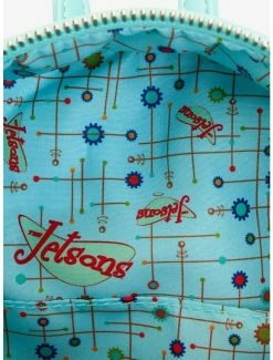 Cartoons Loungefly The Jetsons Group Portrait Spaceship Mini Backpack -BoxLunch Sales 19620002 av4