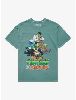 Cartoons Teenage Mutant Ninja Turtles X Naruto Group Shot T-Shirt - BoxLunch Exclusive