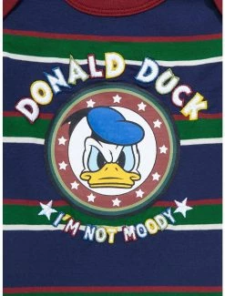 Cartoons Disney Donald Duck Moody Striped Infant One-Piece - BoxLunch Exclusive -BoxLunch Sales 19676990 av2