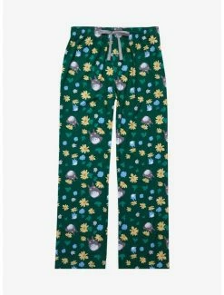 Anime Studio Ghibli My Neighbor Totoro Floral Allover Print Sleep Pants - BoxLunch Exclusive