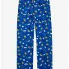 Anime Studio Ghibli Kiki’s Delivery Service Jiji & Flowers Allover Print Sleep Pants - BoxLunch Exclusive