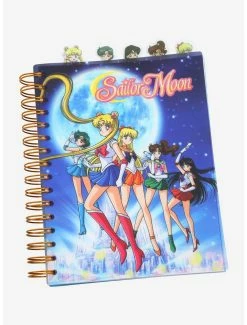 Anime Sailor Moon Sailor Scouts Figural Tab Journal