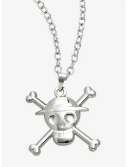 Anime One Piece Luffy Jolly Roger Pendant Necklace