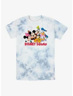 Cartoons Disney Mickey Mouse Disney Squad Tie-Dye T-Shirt
